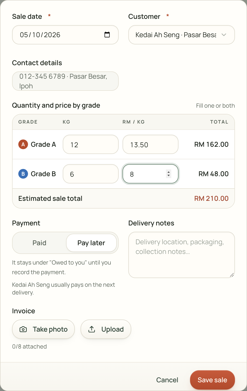 A family business in Kedah project screenshot